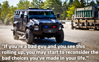 Illustration for article titled Inside the armored SWAT truck of the future